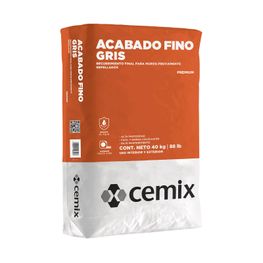 Mortero Gris Fino Cemix 40kg
