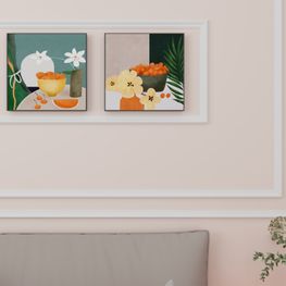 Moldura Blanca Pintable Clásica 15x37x2900