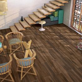 Wood Strip Dark Brown 20x120