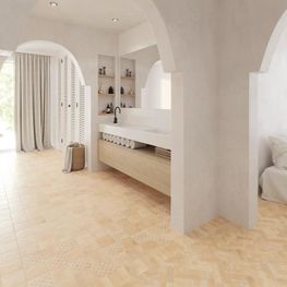 Bejmat Decor Buiscuit White 15x15