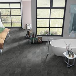 Atenea Negro Mate 20x120