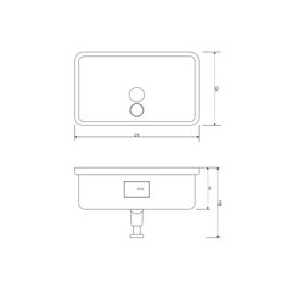 Dispensador Horizontal Push Global Inox Satin Jabon Gel 1000 ml
