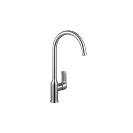 Grifo Cocina City Inox Satin Monomando Cuello de Ganso