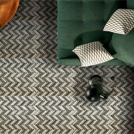 Mosaico Vinci Chevron Mix Beige 27.5x28 cm Caja