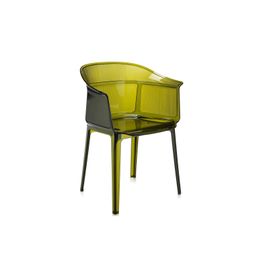 Silla Papyrus con Brazos Verde