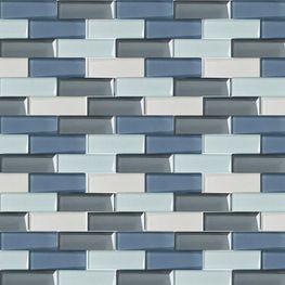 Mosaico Metal Ocean 30x30 cm