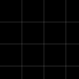 Boho Black Brillante 44x44