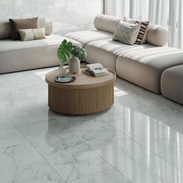 Mármol Ravenna Blanco Brillante 55x55