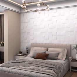 Panel PU Interior Moon Barcelona Blanco 22x460x1070 mm