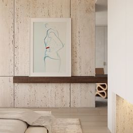 Panel Interior Mineralis Travertino Beige 3x600x1200 mm