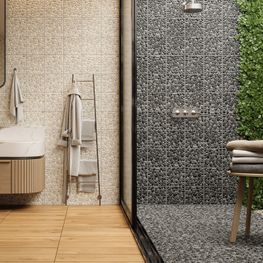 Boston Grafito Rústico 20x20