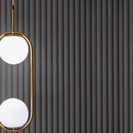 Wall Panel 3D AGT Nature Rollers Dolphin Grey 100x2800 mm