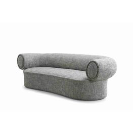 Sofá C-Side Lino Gris 3 Plazas 238x100x70 cm