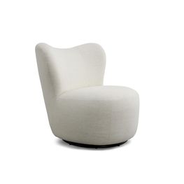 Sillón Giratorio Idea Lino Crema 76x81x80 cm