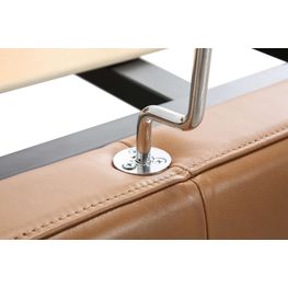 Cama Gizmo Cuero Café Claro Queen 152x223x99 cm