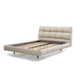 Cama Chunky Bouclé Crema Queen 168x243x96 cm